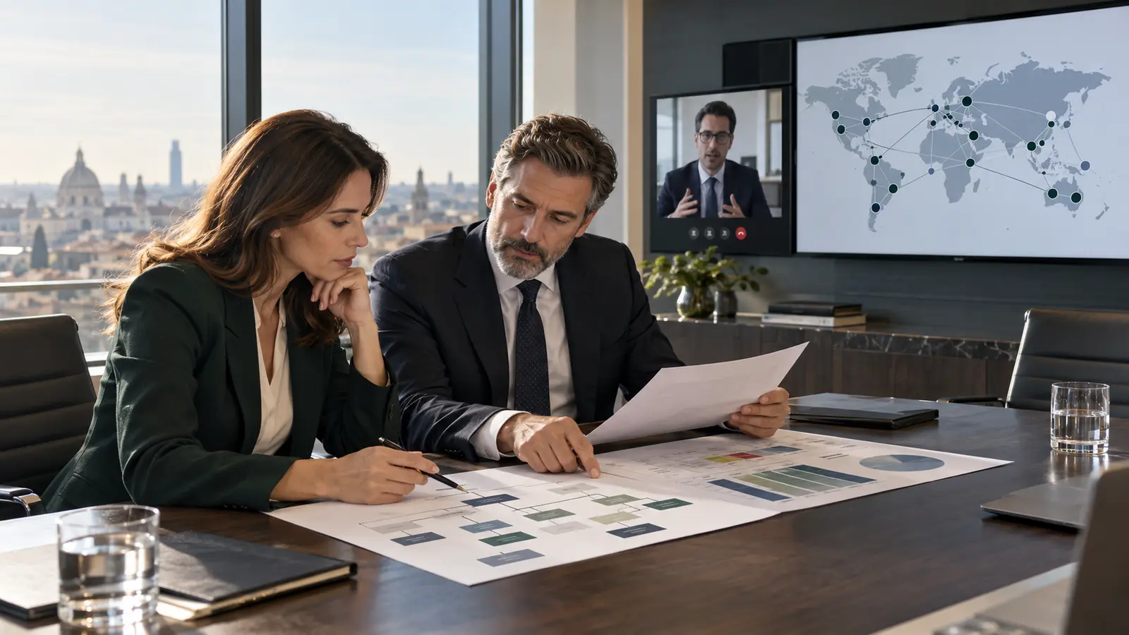 Due professionisti esaminano la governance antiriciclaggio di un gruppo internazionale