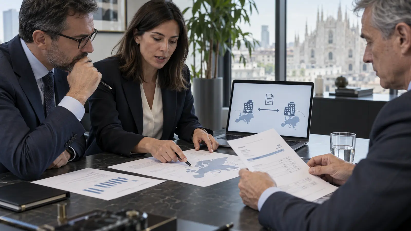 Professionisti esaminano un accordo infragruppo e una rettifica di transfer pricing ai fini IVA